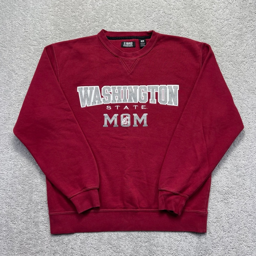 Gear For Sports Big Cotton Sweatshirt Mens M WSU Washington State Mom Sporty